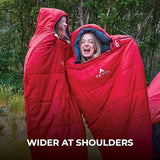 TETON Sports LEEF Ultralight Mummy Sleeping Bag Perfect for Backpacking, Hiking, and Camping; 3-4 Season Mummy Bag; Free Stuff Sack Included