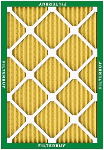 Filterbuy 18x24x1 Air Filter MERV 11 Allergen Defense (4-Pack), Pleated HVAC AC Furnace Air Filters Replacement (Actual Size: 17.38 x 23.38 x 0.75 Inches)