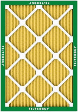 Filterbuy 20x22x1 Air Filter MERV 11 Allergen Defense (2-Pack), Pleated HVAC AC Furnace Air Filters Replacement (Actual Size: 19.50 x 21.50 x 0.75 Inches)
