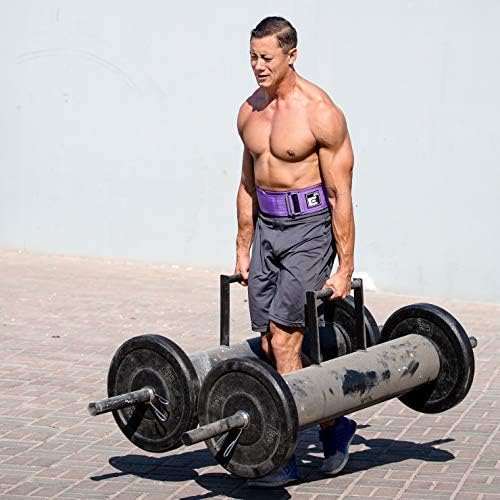 Self-Locking Weight Lifting Belt - Premium Weightlifting Belt for Serious Functional Fitness, Weight Lifting, and Olympic Lifting Athletes - Lifting Support for Men and Women - Deadlift Training Belt