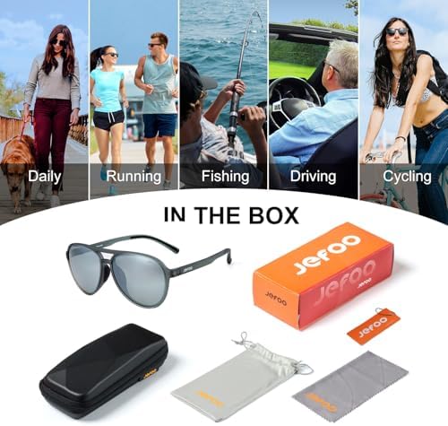 Polarized Aviator Sunglasses for Women Men Retro Trendy Sports Sunglasses for Outdoor UV400 Protection
