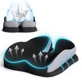 Seat Cushions for Office Chairs Wheelchair Cushion for Long Sitting Back Pain，Coccyx Cushion for Tailbone Pain Relief Cushion Office Chair Butt Pillow，Memory Foam Seat Car Computer Desk Chair Cushion