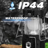 2-Pack Solar Camping Fan w/ Lantern, DIBMS Collapsible Solar Powered USB Rechargeable & Battery Powered Emergency Hanging Lights for Camping Tent Hurricanes Power Outages Storm Indoor Outdoor