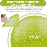 APEXUP Yoga & Pilates Ball - Anti Slip Heavy Duty Gym Ball for Fitness, Balance & Core Workout