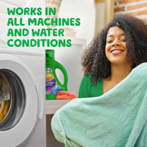 Gain + Odor Defense Liquid Laundry Detergent Super Fresh Blast Scent, HE Compatible, 107 Loads 154 fl oz, Gain Laundry Detergent, Liquid Laundry Detergent