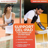 DR. BRACE® Elite Elbow Brace Support, Breathable Elbow Compression Sleeve with Gel Pad for Golfer's, Tennis Elbow & Tendonitis Treatment & Pain Relief 2024