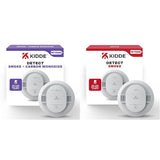 Kidde Smoke & Carbon Monoxide Detector with Smoke Detector, 10-Year Battery Powered Bundle