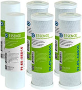 APEC Water Systems FILTER-SET-ESX2 2 Sets of High Capacity Replacement Pre-Filter Sets For Essence Series Reverse Osmosis Water Filter System Stage 1-3