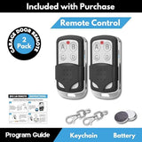 Garage Stop 2X for 893LM 893Max Chamberlain Craftsman Liftmaster Garage Door Opener Remote, 1993 to Present Garage Clicker, Universal Garage Door Remote Keychain