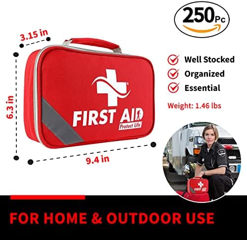 Protect Life Survival First Aid Kit for Home/Business, Camping Survival Kits