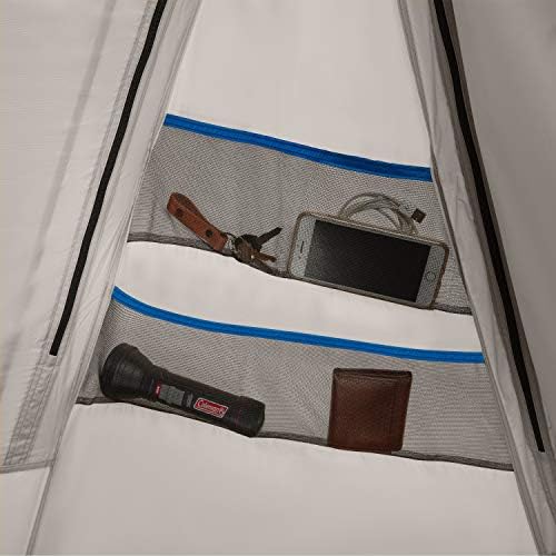 Coleman Cabin Camping Tent with Screened Porch, 4/6 Person Weatherproof Tent with Enclosed Screened Porch Option, Includes Rainfly, Carry Bag, Extra Storage, and 10 Minute Setup