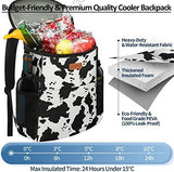 Camping Cooler Backpack 30 Cans, Soft Backpack Coolers Insulated Leak Proof Travel Cooler Bag Waterproof Lunch Picnic Beach Work Trip Thermal Bag Drink Beverage Beer Bag Cooler