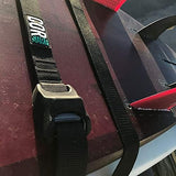 Aero Roof Rack Pads and Premium Scratch Resistant Silicone Buckle Tie Down Straps for Surf, SUP, Kayak and Canoe (28" Large) by COR Surf