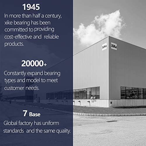 XiKe 10 Pack White 2" Nylon Garage Door Roller 4" Stem, Quiet/Durable and High Load, Use 6200-2RS Double Seals Precision Bearings.