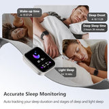 FITVII Health & Fitness Tracker 2024 (Answer/Make Calls), Smart Watch with 24/7 Heart Rate and Blood Pressure, Sleep Tracking, Blood Oxygen Monitor, 120+ Sport Mode Waterproof Activity Tracker