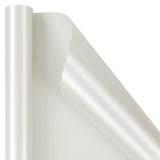 LaRibbons White Wrapping Paper, 30 Inch x 33 Feet, Solid Color Pearly-Lustre Gift Wrapping Paper Rolls for Wedding, Christmas, Valentine's Day, Birthday, Baby Shower