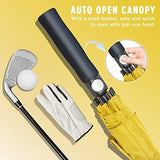 ZOMAKE Automatic Open Extra Large Golf Umbrella 51/54/62/68 Inch, Double Canopy Vented Windproof Oversize Stick Umbrellas for Rain