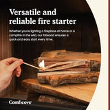 Fatwood Fire Starter Sticks 10 lbs | Premium Resin-Rich Pine Firewood | Fire Stick Ideal for Campfires, Fireplaces, Bonfires | Easy Fire Start with 2 Sticks | Camping Essentials | Comficove