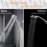 Shower Head with Handheld High Pressure-Full Body Coverage Powerful Rain Showerhead Extra 60" Long Hose and Adjustable Brass Joint Holder- The Perfect Detachable Heads for Bathroom Upgrade