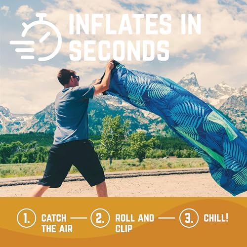 Chillbo Inflatable Couch – Cool Inflatable Chair. Upgrade Your Camping Accessories. Easy Setup is Perfect for Hiking Gear, Beach Chair and Music Festivals.