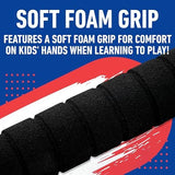 Franklin Sports MLB Jumbo Foam Baseball Bat + Ball Sets - Kids Oversize Foam Baseball Bats + Soft Baseballs - Indoor + Outdoor Youth Baseball Toy - MLB Team Baseball Bat + Ball Sets