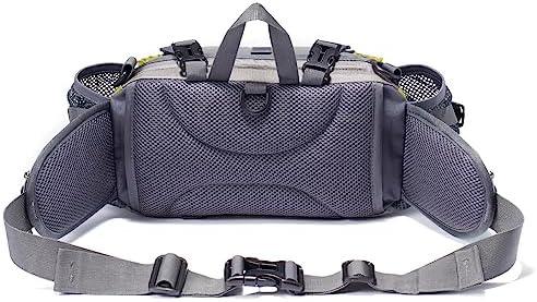 Outdoor Fanny Pack Hiking Fishing Waist bag 2 Water Bottle Holder Lumbar Pack