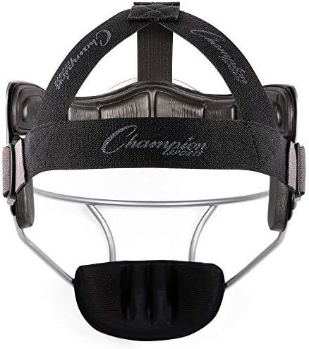 Champion Sports Steel Softball Face Mask - Classic Fielders Masks for Adults - Durable Head Guards - Premium Sports Accessories for Indoors and Outdoors - Multiple Styles