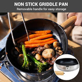 KingCamp Camping Cookware Set 304 Stainless Steel Campfire Cooking Pots Pan and Kettle with Travel Tote Bag for Camping Outdoor Kitchen Cooking Picnic for 4-6