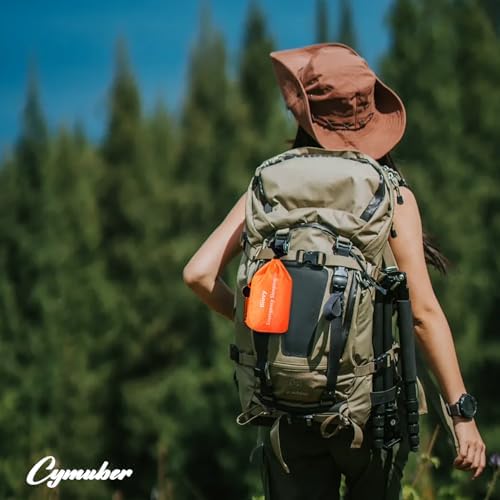 Emergency Sleeping Bag Survival Bag, Cymuber Portable Waterproof Thermal Bivy Sacks Tac Bivvy Bags,Camping Mylar Sleeping Bag Survival Gear Emergency Blankets Survival Shelter