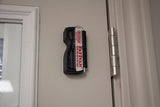 The Original Fat Ivan Fold Up Doorstop Wedge with Magnet Black (Pack of 2)