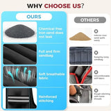 BAGAIL Weighted Vest, 5lbs/10lbs/12lbs/15lbs/20lbs/25lbs/30lbs Weight Vest with Detachable Pouch, Rucking Vest for Women, Men, Walking, Weight Loss, Training, Running