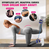 Ankle Resistance Bands with Cuffs, Ankle Bands for Working Out, Ankle Resistance Band for Leg, Booty Workout Equipment for Kickbacks Hip Fitness Training, Exercise Bands for Butt Lift Women