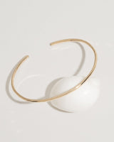 James Michelle Jewelry: Hammered Cuff Bracelet for Women – 3-Year Color Guarantee – Waterproof, Non-Tarnish, Hypoallergenic, Gold PVD Coated – Perfect for Beach, Weddings, Gifts – 2 ¾” Diameter