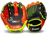 Franklin Sports Youth Teeball Glove - 9.0 Inch Neo-Grip Synthetic Leather Fielding Glove - Left & Right Handed Ready To Play with Ball