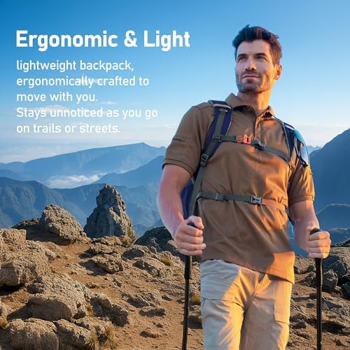 N NEVO RHINO Hiking Backpack 20L/35L Water Resistant Outdoor Day Pack, Lightweight Travel Small Backpack for Men Women