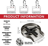 HGN Glass Rinser for Kitchen Sinks,Stainless Steel Sink Cup Washer,Cup Rinser Bar Cup Cleaner Sink Attachment