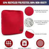 Dual Sided Corn Hole Bags Professional Cornhole Bags Set of 8 Regulation Corn Hole Bean Bags Slick and Stick