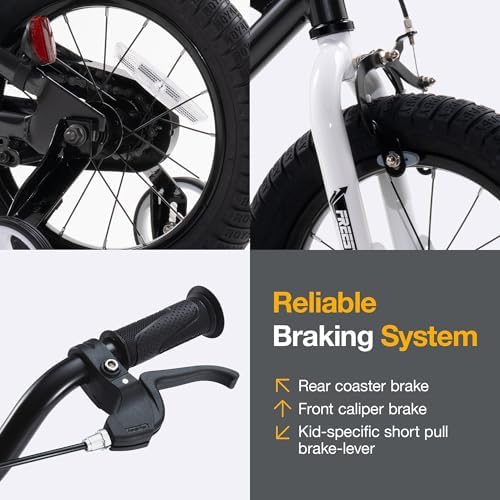 RoyalBaby Kids Bike EZ Freestyle Training Free Balance to Pedal Easy Learning Bicycle, 12-18 Inch for Toddlers to Big Kids