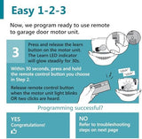 2 Replacement for Sears Craftsman LiftMaster Chamberlain (139.53753) 371LM (139.53681) 971LM (139.53879) 81LM 891LM 893MAX Garage Door Opener Remote (Solidremote L-Visor-2)