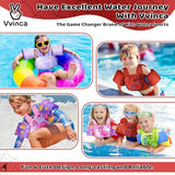 Vvinca Separable Toddler Swim Vest Fit 22-66 Lbs（1-6 Years）|2025 Newest 3 in 1 Pool Float & Arm Bands Boys and Girls, Adjustable Sturdy Safety for Infant 1 2 3 4 5 6 Year