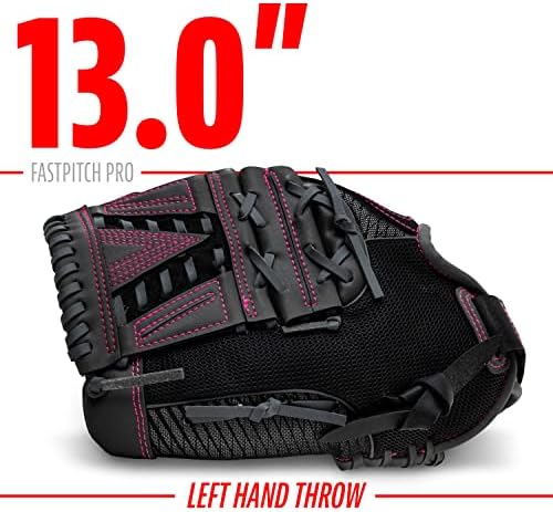 Franklin Sports Girls Softball Glove-Women's Windmill Fastpitch+Slowpitch Softball Glove-Right and Left Hand-Adult