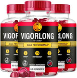 (3 Pack) Vigorlong Gummies - Official Vigorlong All Natural Gummy Reviews Advanced Formula, 180 Gummies for 3 Months