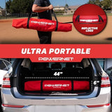 PowerNet Baseball Softball Practice Net 7x7 with Baseball Accessories for Practice Pitching, Batting & Fielding, Ball Caddy, Weighted Baseballs, Tee