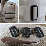 2 Inch Nylon Webbing Strap with Plastic Tri-Glide Slide Clips, 10 25 50 Yards Heavy Duty Nylon Strapping for Indoor or Outdoor Gear, DIY Crafting, Repairing