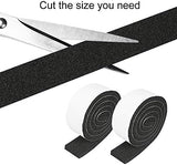 2 Rolls 2 Inch W 1/2 Inch T Weather Stripping Air Conditioner Open Cell Foam Seal Tape, Window Insulation High Resilience Seal Strip for Doors Window,Total 11FT