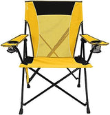 Kijaro Dual Lock Portable Camping Chairs - Versatile Outdoor Folding Sports & Lawn Chair - Locks Position Izamal Yellow