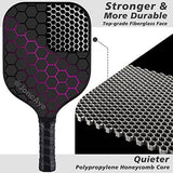 Pickleball-Paddles-Set of 4 or 2 Rackets by JoncAye, USAPA Approved Pickle-Ball Equipment with Balls, Bag, Accessories, Fiberglass Graphite Pickleball Racquet Set for Men, Women, Kids, Adults