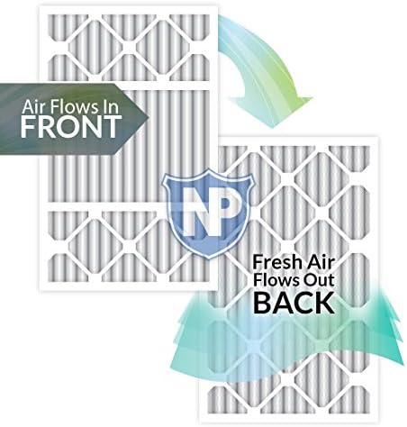 Nordic Pure 16x25x5 (15_3/4 x 24_3/4 x 4_3/8) Honeywell/Lennox Replacement MERV 8 Air Filters 2 Pack