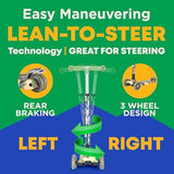 Kids Scooter – Children and Toddler 3 Wheel Kick Scooter – LED Wheel Lights Illuminate When Rolling– Adjustable Handlebar – Indoor and Outdoor