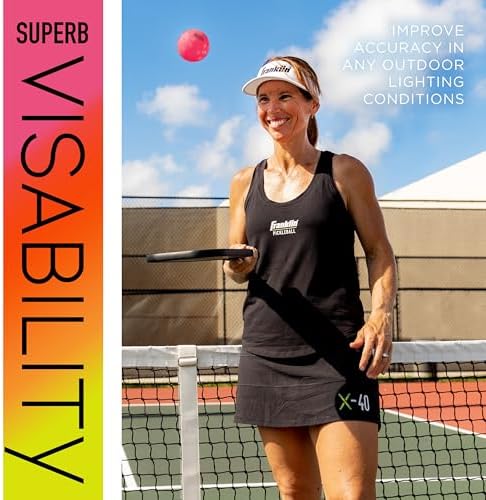 Franklin Sports X-40 Outdoor Pickleballs - Official Ball of USA Pickleball, APP Tour + Pickleball US Open - 3 Packs, 12 Packs, 36 Pickleball Buckets, 50, 100 + 400 Bulk Packs of Regulation Pickleballs